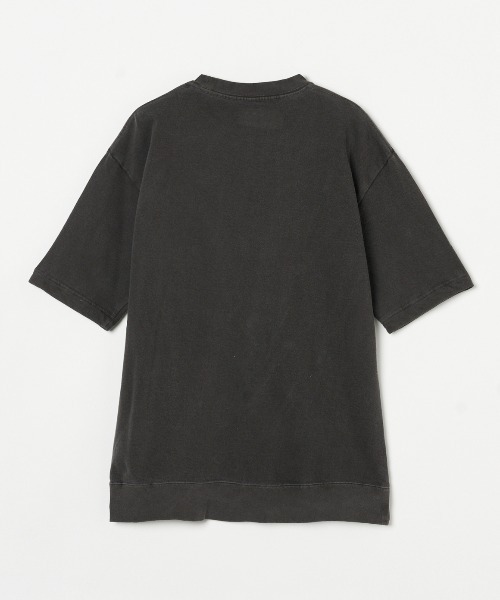 「three dots」 半袖Tシャツ MEDIUM ライトブルー メンズ