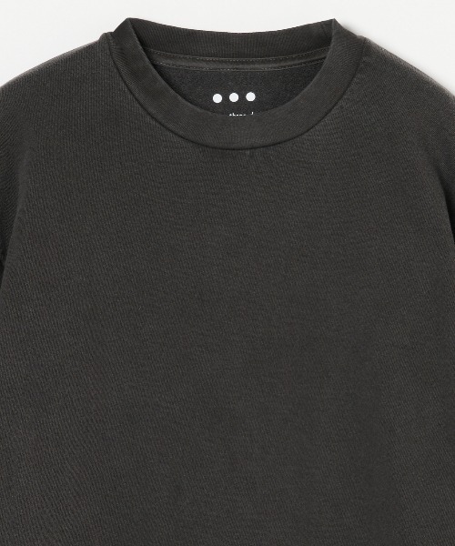 「three dots」 半袖Tシャツ MEDIUM ライトブルー メンズ