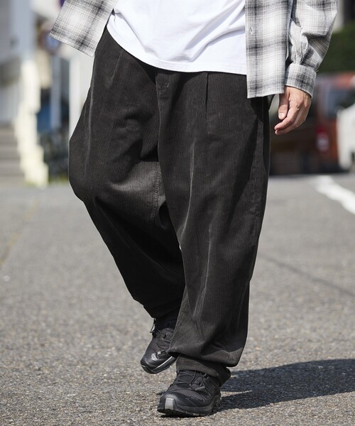 FREAK'S STORE パンツ 限定展開 ワイドシルエット コーデュロイ