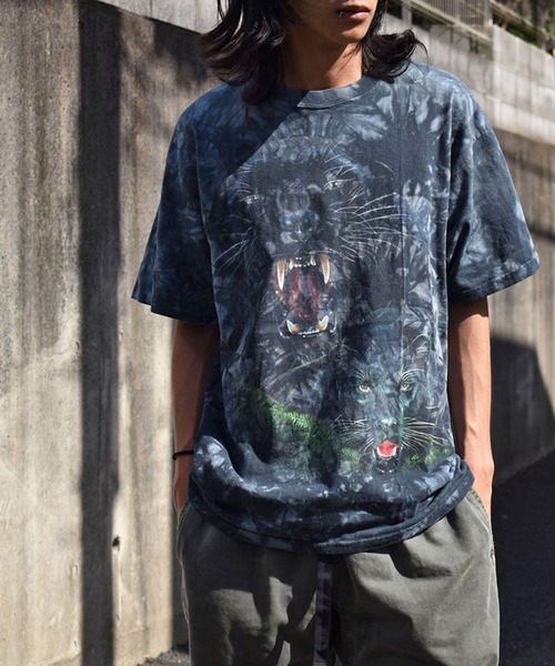 VINTAGE tシャツ 「USED」90's Back To Earth “Black panther