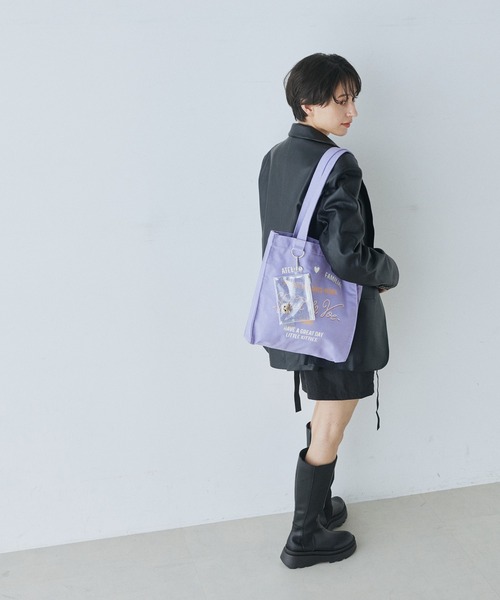 「PAUL & JOE ACCESSOIRES」 トートバッグ FREE ホワイト レディース_画像8