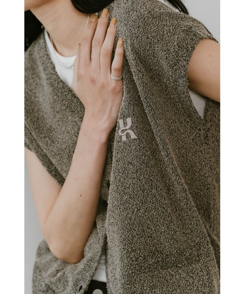 クヌースマーフ ジレ Knuth Marf ベスト ジレ side zip knit vest レディース メンズ