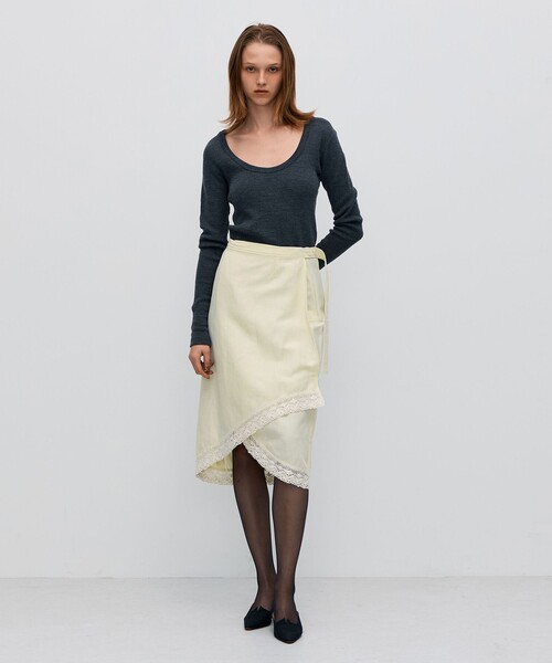 BACCA ペンシルスカート ラップスカート