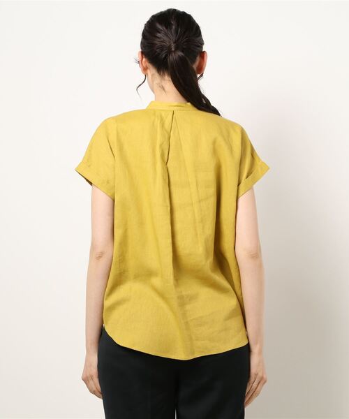 「ReNorm」 半袖ブラウス フリー オフホワイト レディース_画像7