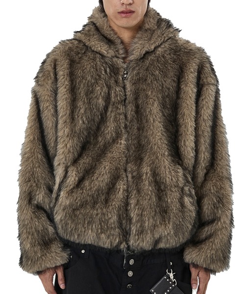 OY（オーワイ） コート アウター 「OY/オーワイ」WILD FUR HOODIE