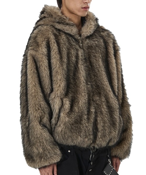 OY（オーワイ） コート アウター 「OY/オーワイ」WILD FUR HOODIE