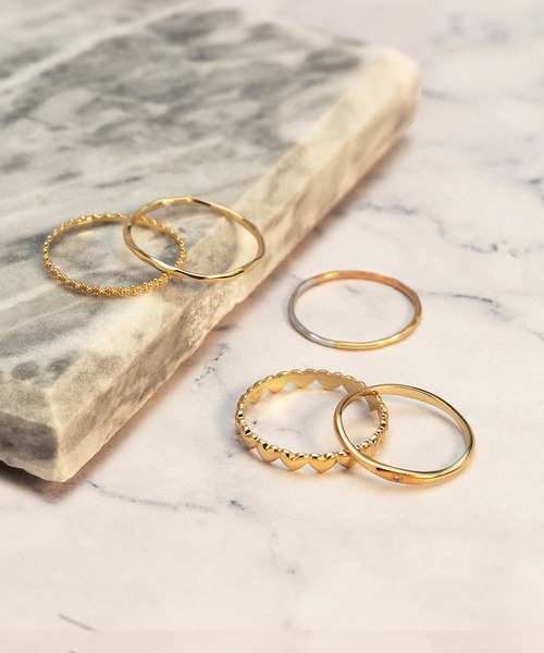 エステール　リング ESTELLE（エステール） リング 15号 イエローゴールド レディース