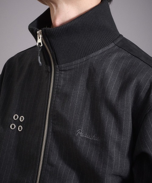 Perushu ブルゾン アウター ウールタッチスウェットライントラック