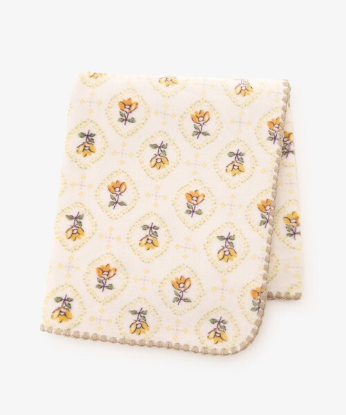 Afternoon Tea ブランケット リバーシブルレトロフラワーブランケット