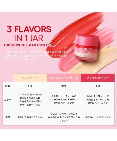 LANEIGE リップクリーム リップ リップスリーピングマスク ショート