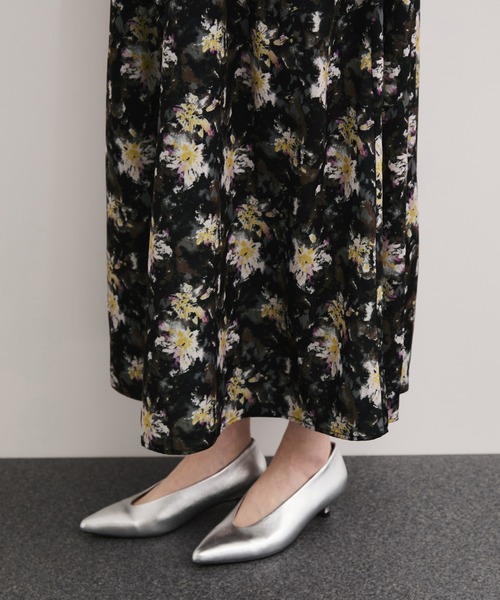 LE CERCLE par rope' ワンピース ニュアンスフラワープリント