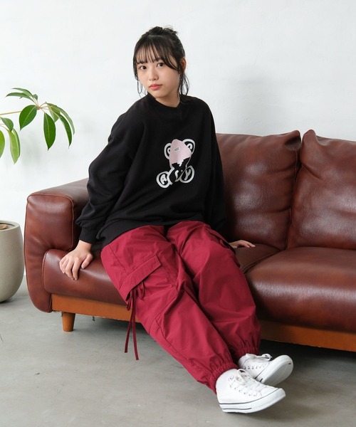 GLOBAL WORK（グローバルワーク） トレーナー USAガーリーグラフィック