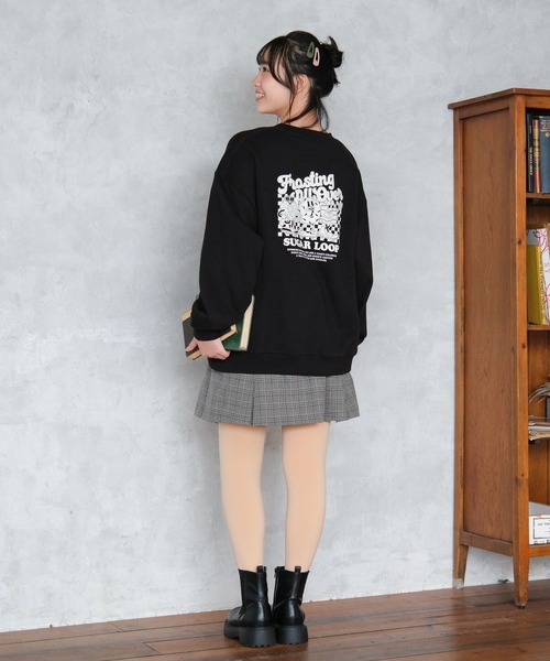 GLOBAL WORK（グローバルワーク） トレーナー USAガーリーグラフィック