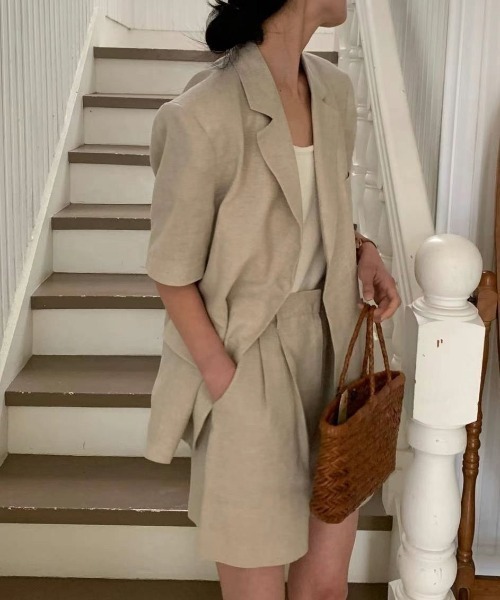 「GEMEDA」 セットアップ M ダークグレー レディース_画像5