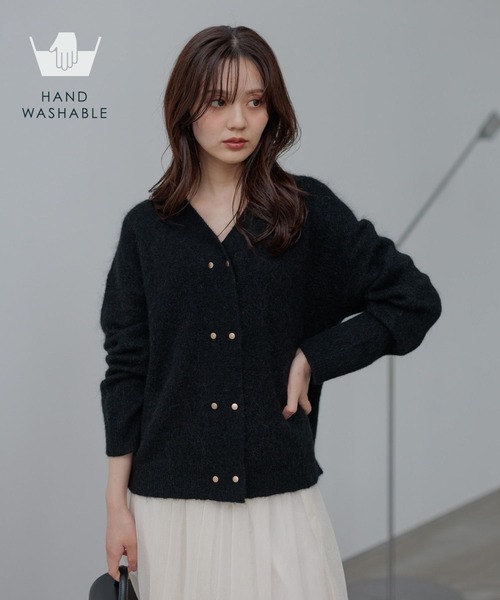 Andemiu（アンデミュウ） カーディガン 「手洗い可能」モヘアWキン