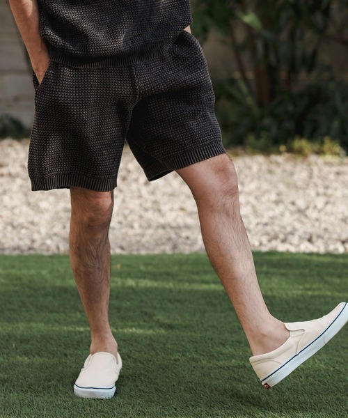 「CAMBIO」 ハーフパンツ L ネイビー メンズ_画像4