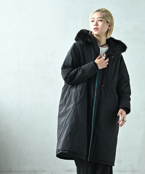 funda mine ダウンコート ダウンジャケット 「ファー着脱可」ダウン