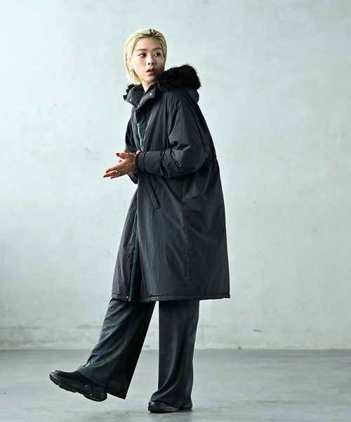 funda mine ダウンコート ダウンジャケット 「ファー着脱可」ダウン