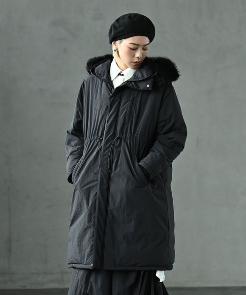 funda mine ダウンコート ダウンジャケット 「ファー着脱可」ダウン