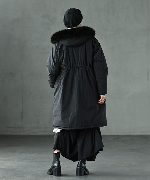 funda mine ダウンコート ダウンジャケット 「ファー着脱可」ダウン