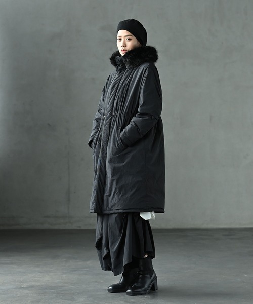 funda mine ダウンコート ダウンジャケット 「ファー着脱可」ダウン