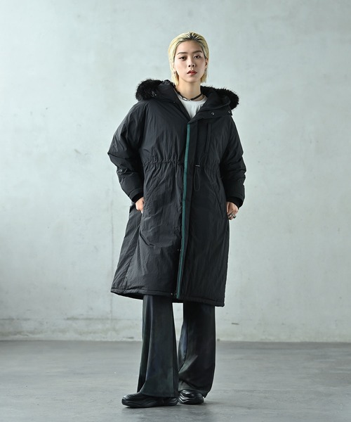 funda mine ダウンコート ダウンジャケット 「ファー着脱可」ダウン