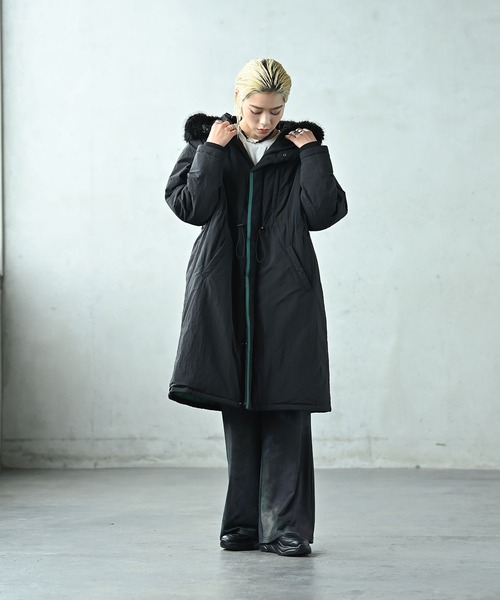 funda mine ダウンコート ダウンジャケット 「ファー着脱可」ダウン