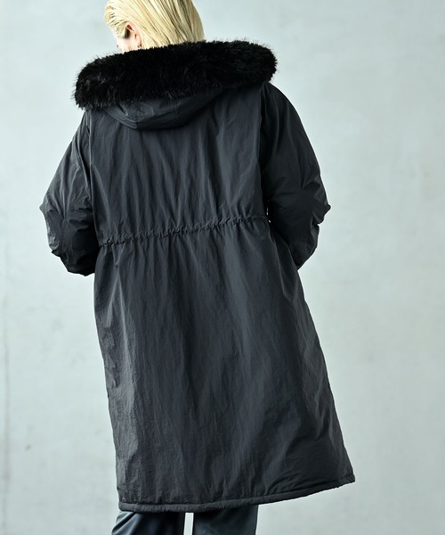 funda mine ダウンコート ダウンジャケット 「ファー着脱可」ダウン