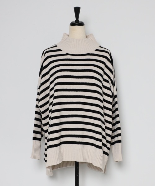 「Bonjour Sagan」 「refined works」長袖ニット FREE ライトベージュ レディース_画像8