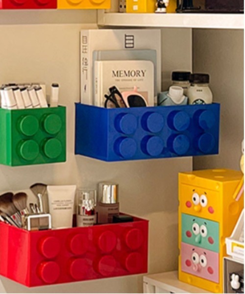 Jelly moo（ジェリームー） 収納 「 」 カラー ブロック ワイド