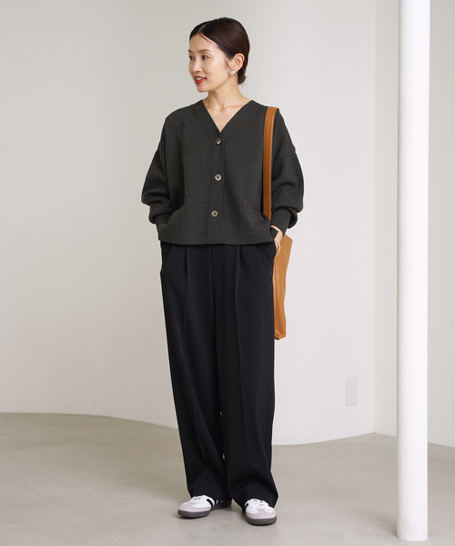 【新品未使用】イエナ IENA seseポンポンカーディガン セーター ニット IENA（イエナ） ニットカーディガン FREE ブラウン レディース