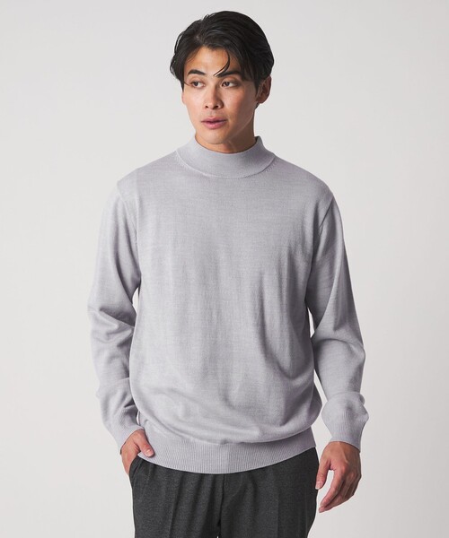 A DAY IN THE LIFE セーター ニット テンジク モックネック ニット