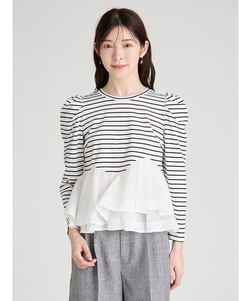 CELFORD（セルフォード） tシャツ ペプラムドッキングカットトップス
