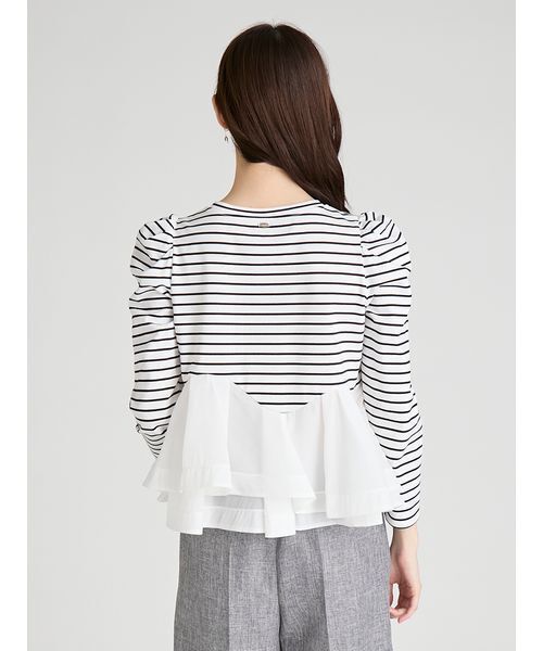 CELFORD（セルフォード） tシャツ ペプラムドッキングカットトップス