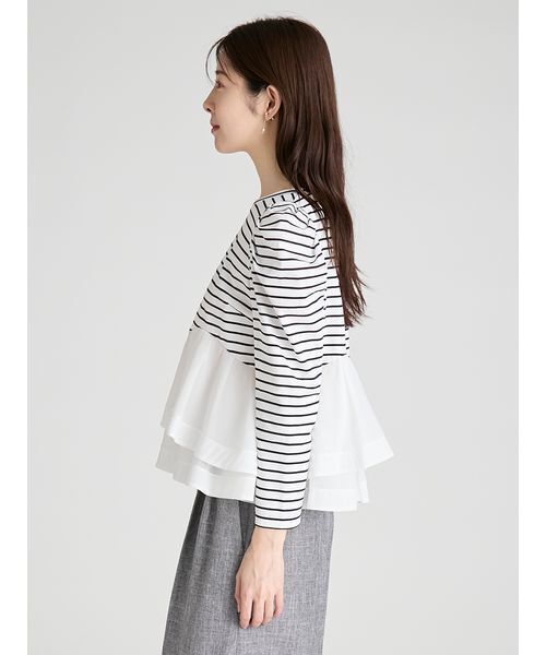 CELFORD（セルフォード） tシャツ ペプラムドッキングカットトップス