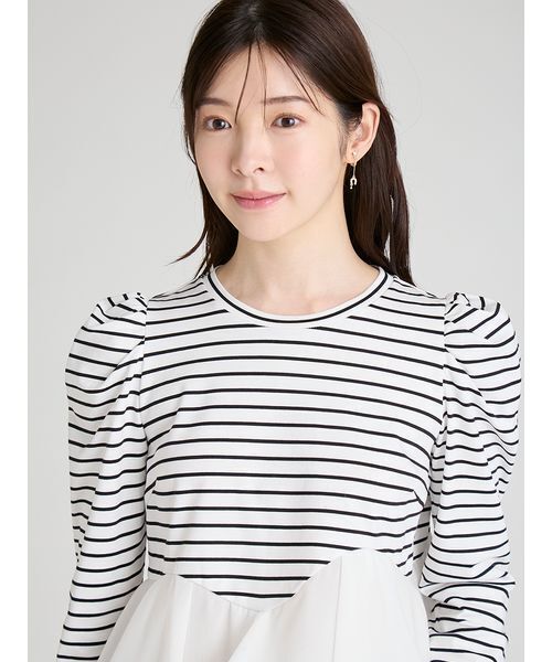 CELFORD（セルフォード） tシャツ ペプラムドッキングカットトップス