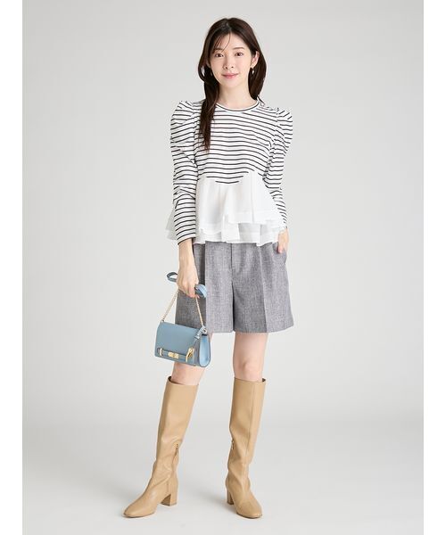 CELFORD（セルフォード） tシャツ ペプラムドッキングカットトップス