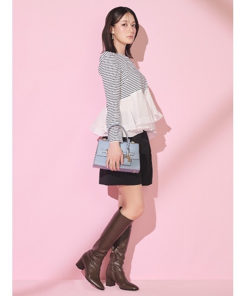 CELFORD（セルフォード） tシャツ ペプラムドッキングカットトップス