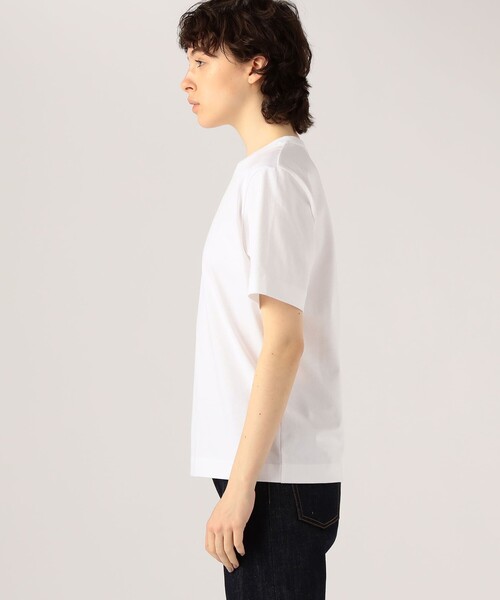「ATON」 半袖Tシャツ 2 ホワイト レディースの画像