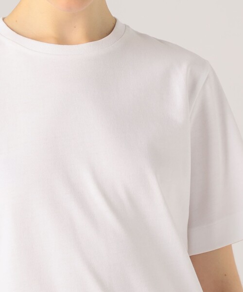 「ATON」 半袖Tシャツ 2 ホワイト レディースの画像