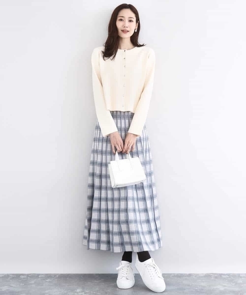 MK MICHEL KLEIN（エムケー ミッシェルクラン） スカート チェック柄