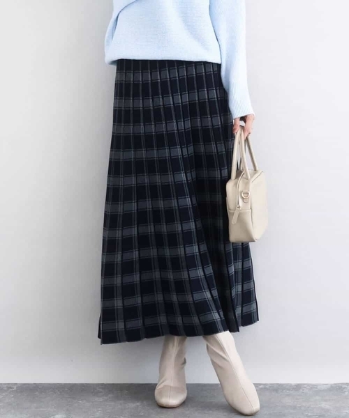 MK MICHEL KLEIN（エムケー ミッシェルクラン） スカート チェック柄