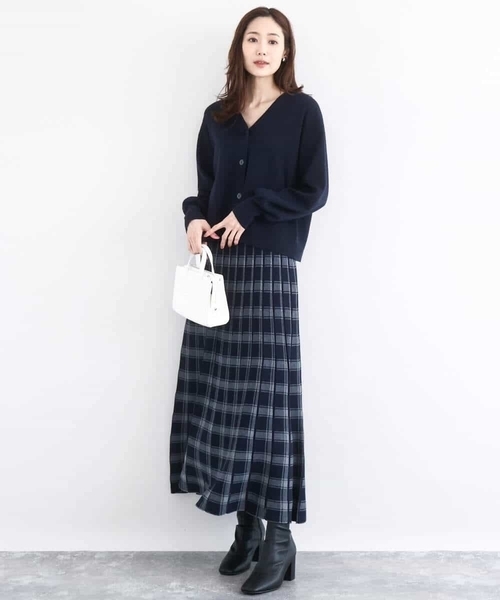 MK MICHEL KLEIN（エムケー ミッシェルクラン） スカート チェック柄