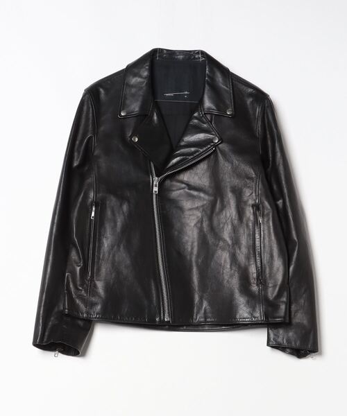 LAD MUSICIAN（ラッドミュージシャン） レザーブルゾン 42 ブラック