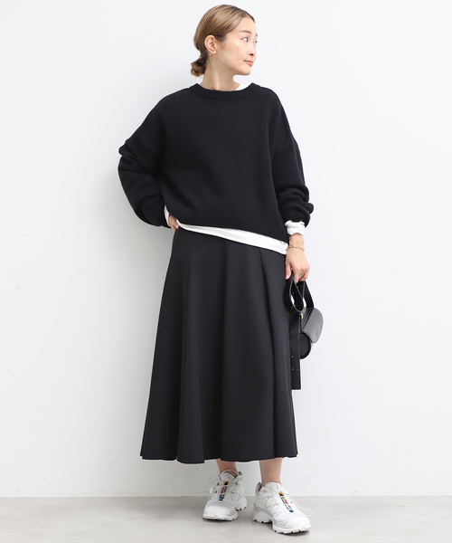 Deuxieme Classe ニットフレアスカート Deuxieme Classe（ドゥーズィエムクラス） スカート *WONDER フレア