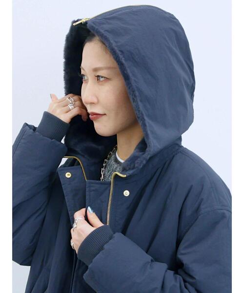 Samansa Mos2 blue（サマンサモスモスブルー） ジャケット ノーカラー