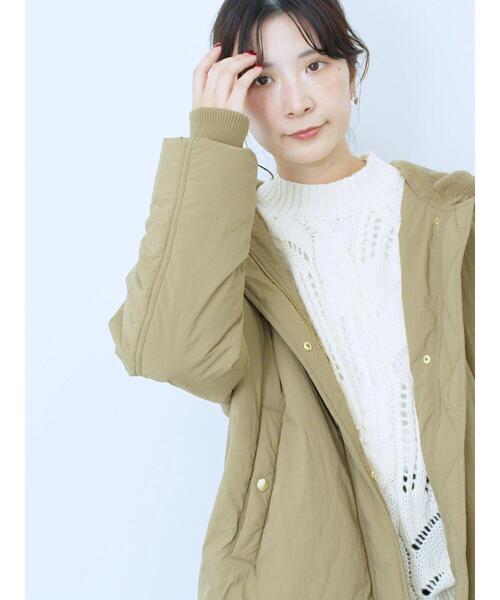 kanaossanMADISONBLUE ノーカラージャケット Samansa Mos2 blue（サマンサモスモスブルー） ジャケット ノーカラー