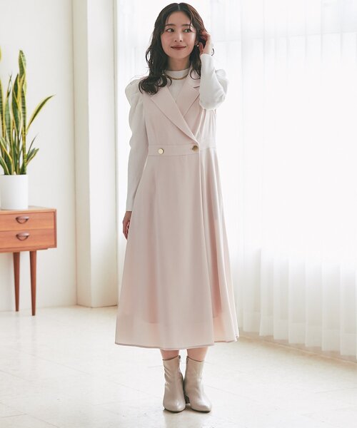 La boutique BonBon テーラードジャンスカ La boutique Bonbon（ラブティックボンボン） ジャンパースカート 「今