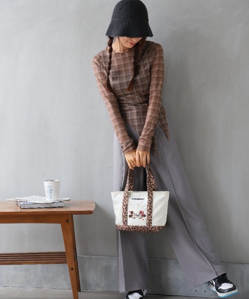 「LOVE BOAT」 ハンドバッグ「Disneyコラボ」 FREE ホワイト系その他 レディース_画像6