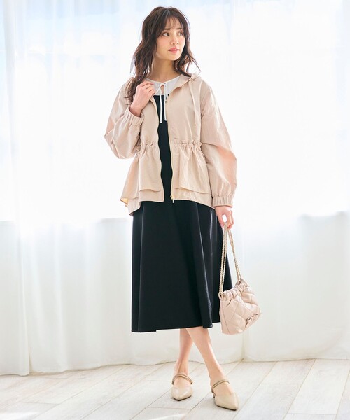 「Feroux」 マウンテンパーカー F ベージュ レディース_画像4